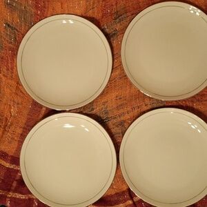 4 Royal Sovereign Japan Fine China Bread and Butter plates EUC